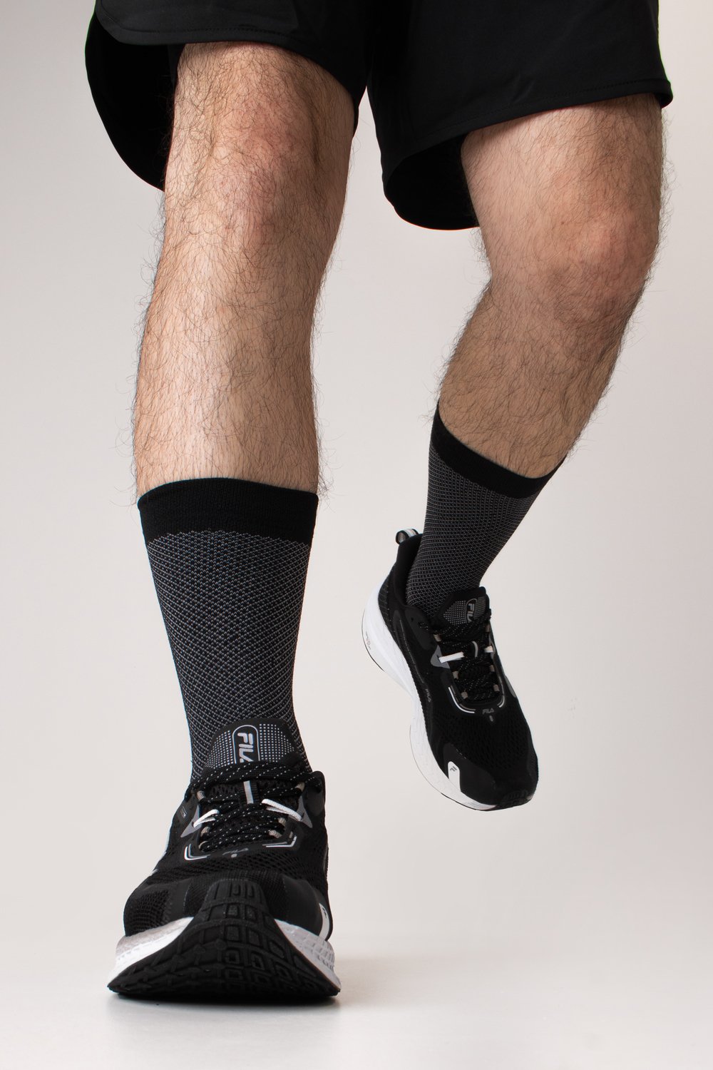 Meia HUPI Carbono para Corrida de Performance