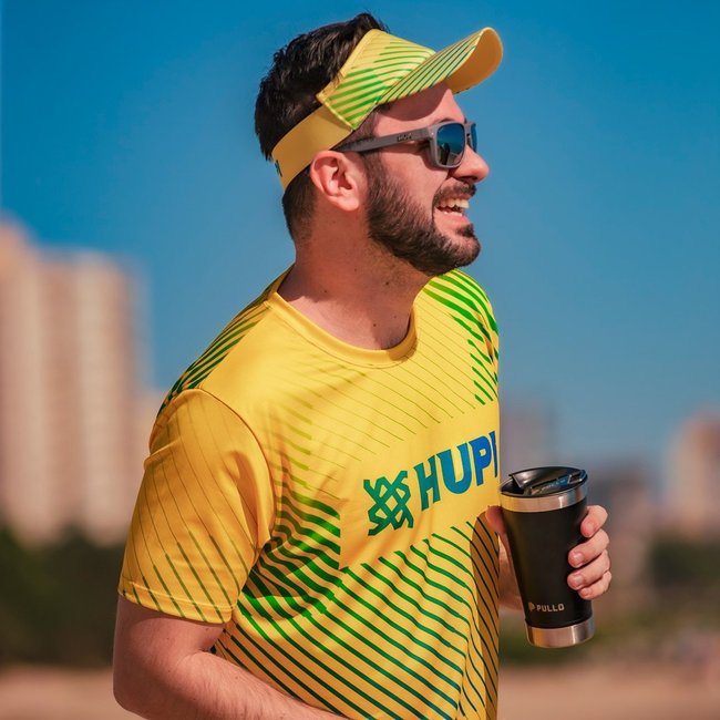 Viseira HUPI Brasa para Corrida de Alta Intensidade
