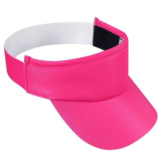 Viseira HUPI Rosa Neon e Azul para Corrida e Beach Tennis