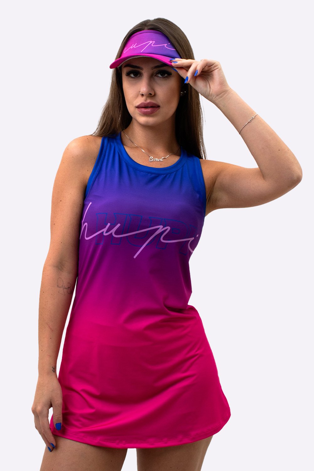 Viseira HUPI Colors para Corrida e Beach Tennis