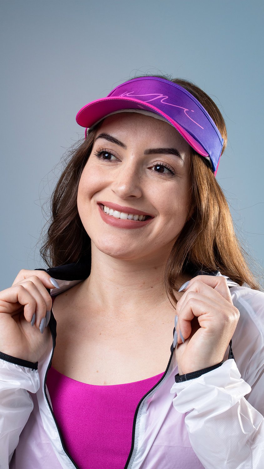 Viseira HUPI Colors para Corrida e Beach Tennis