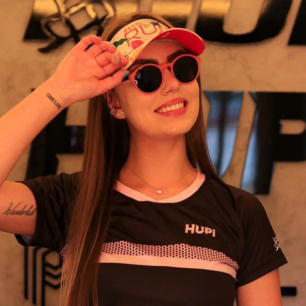 Viseira HUPI Gratidão para Corrida e Bem-Estar