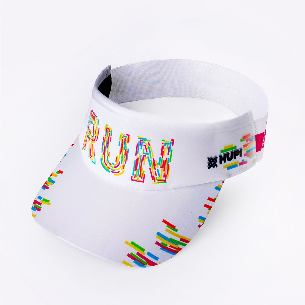 Viseira HUPI Run Colors para Corrida e Beach Tennis