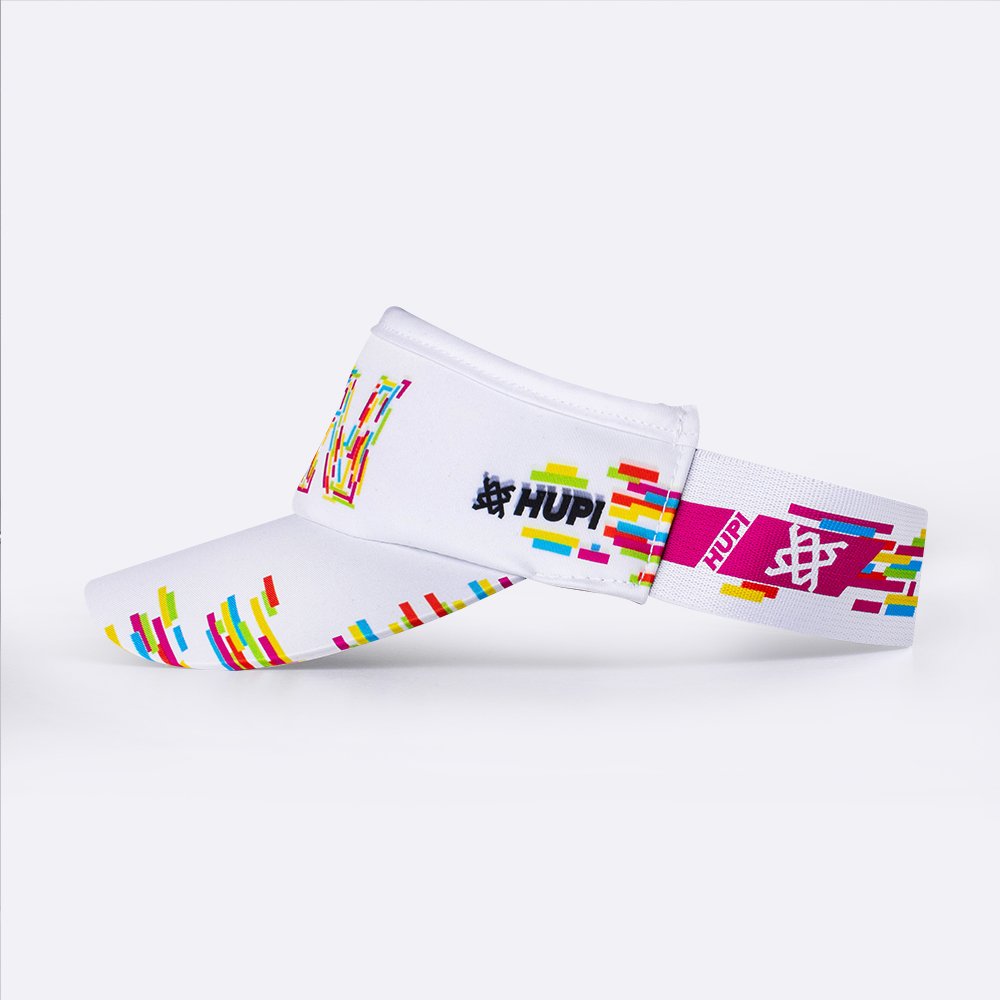 Viseira HUPI Run Colors para Corrida e Beach Tennis