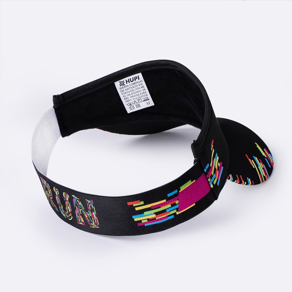 Viseira HUPI Run Colors para Corrida e Beach Tennis