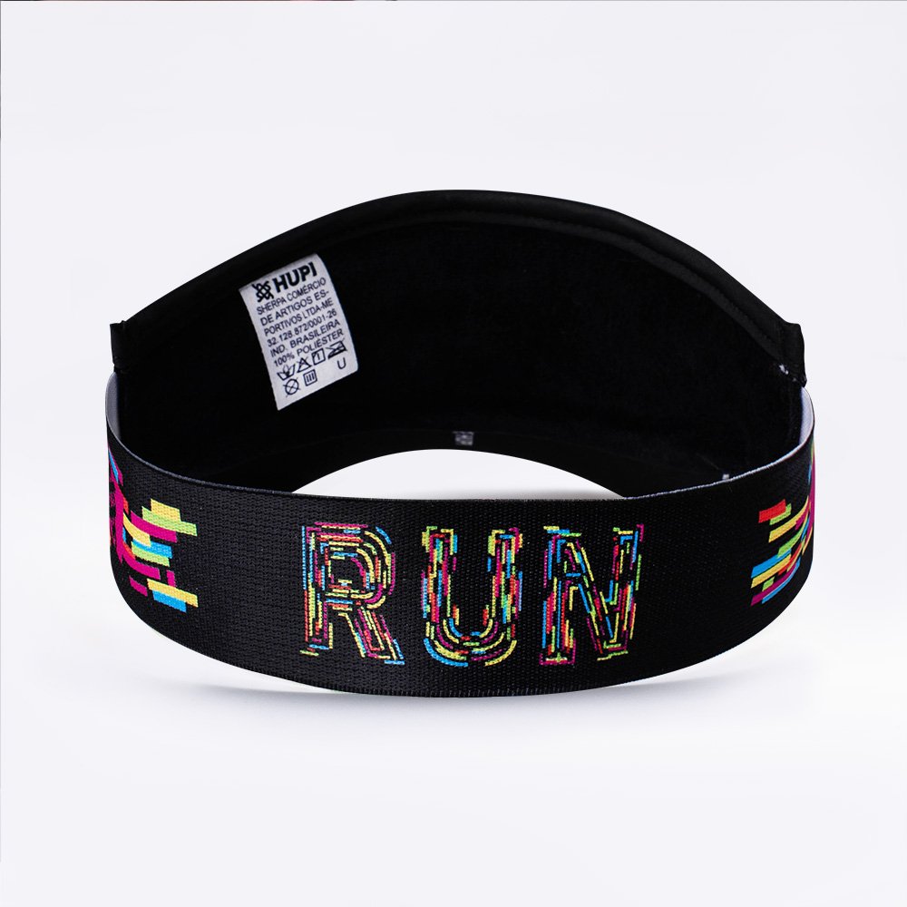 Viseira HUPI Run Colors para Corrida e Beach Tennis
