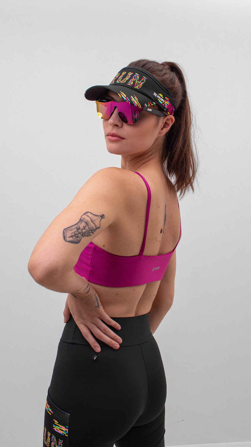 Viseira HUPI Run Colors para Corrida e Beach Tennis