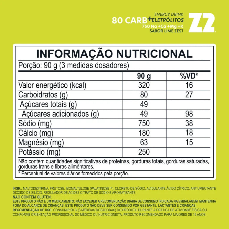 Z2 Power Powder 900g: Bebida Esportiva e Energia