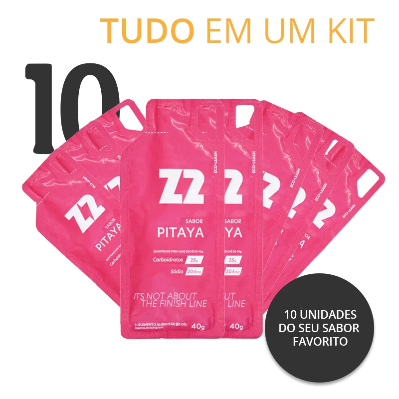 Caixa Energy Gel Z2 — 20 Unidades do Mesmo Sabor para Corrida e Ciclismo
