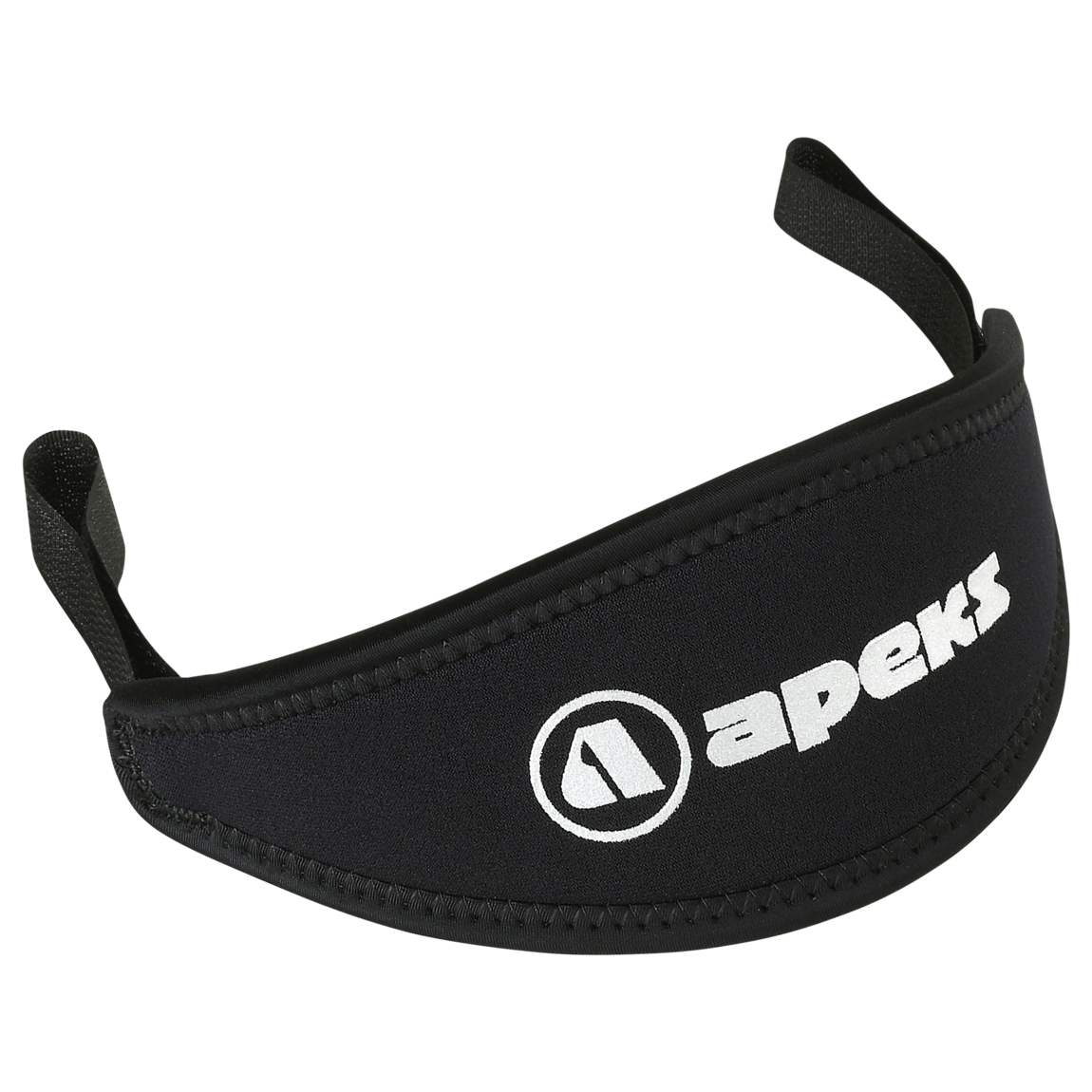 Tira de neoprene preta para máscara Apeks VX1